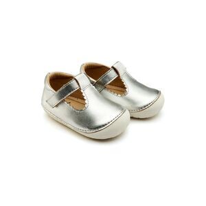 Old Soles Pave Classic-T Leather Sneaker, Silver